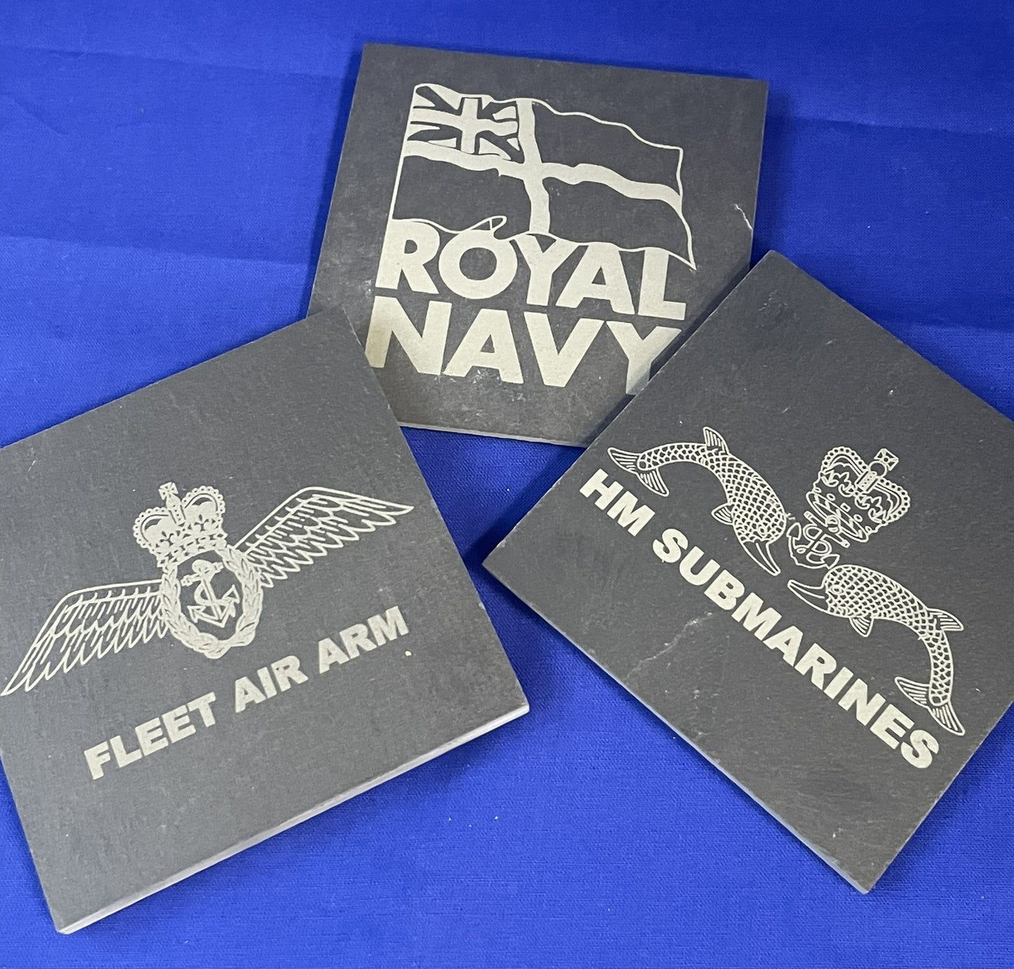 Royal Navy - Slate Coaster Set