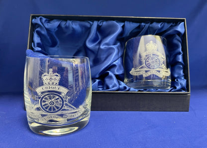 Glencairn Crystal Regimental Whisky Glasses