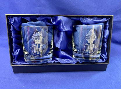 RHF - Royal Highland Fusiliers Whisky Glasses