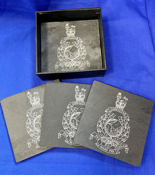 Royal Marines - Slate Coasters