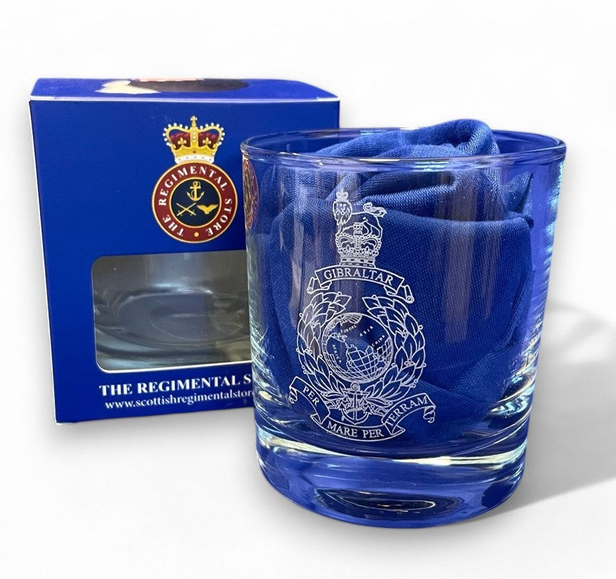 Royal Marines - Whisky Glass