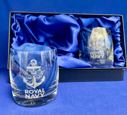 Royal Navy - Glencairn Whisky Glasses