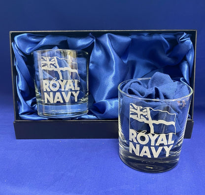 Royal Navy - Twin Glass Set